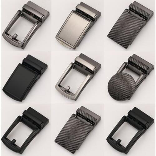 NEW Guan Pin Genuine Mens Belt Head, Belt Buckle, Leisure Belt Head Business Accessories Automatic Buckle Width 3.5CM