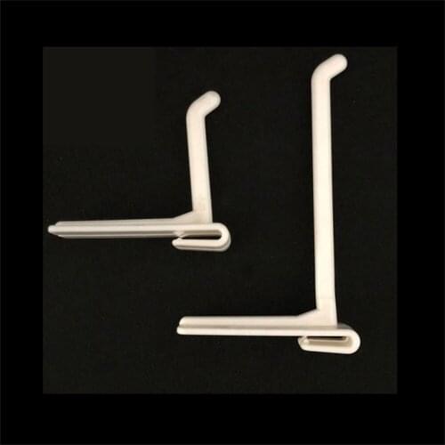 Plastic Display Hook Carton Paper Shelf Hanger Paper Stack Hanging Arm Paper Cabinet Display Shelf Hole Plate Pole