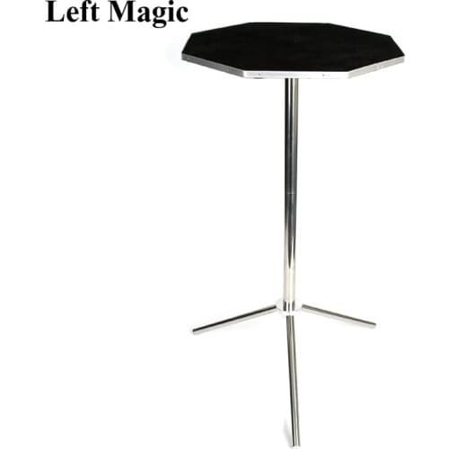 Pro Tripod Magic Table - Octagonal Table Top Magic Tricks Professional Magician Close Up Stage Accessory Gimmick Easy to Carry