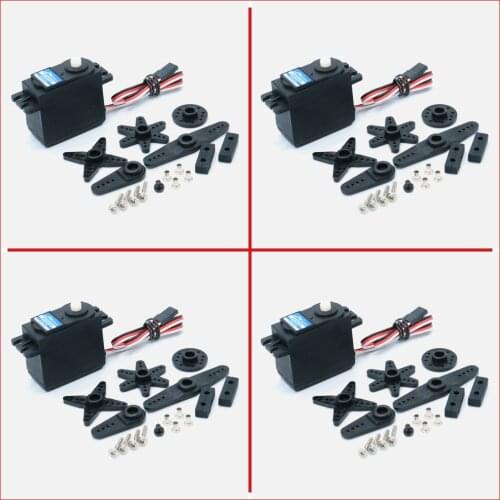 4PCS JX Servo PDI-4806HB 48.5g 6.21kg Plastic Gear Digital Standard Servo For RC Models Car Holicopter Robot Boat Airplane