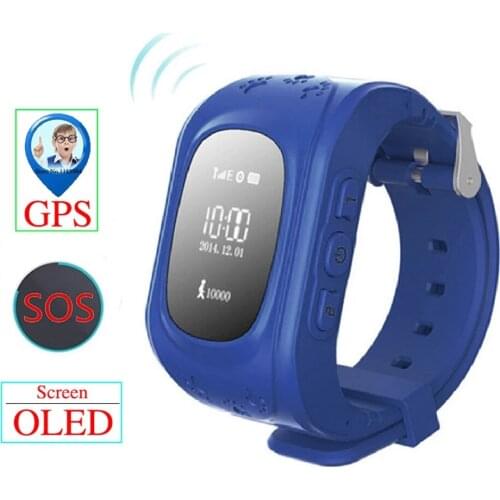 Smart Babay Watch Q50 Safe GPS Watch OLED Wristwatch SOS Call Location Finder Locator Tracker for Kid Child Anti Lost Monitor