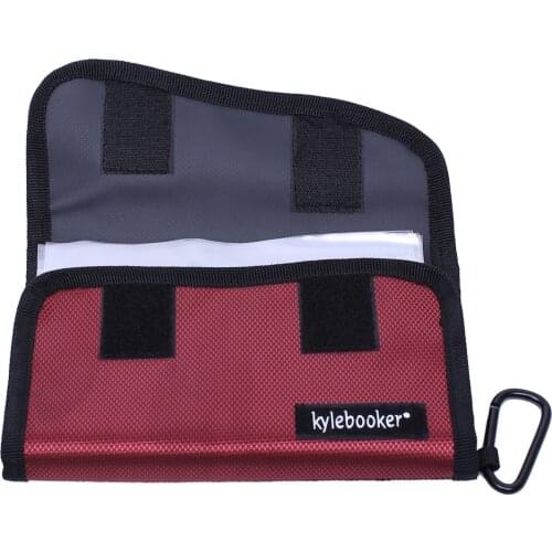 Fishing Jig Lure Bags Fishing Tackle Storage Bag Soft Bait Binder for Worms and Jigs