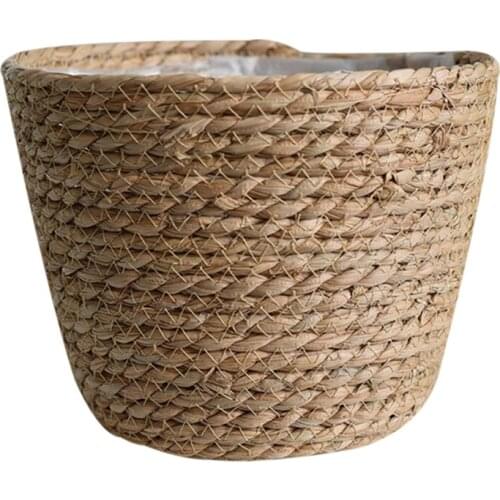 Grass Planter Basket Indoor Outdoor Flower Pots Cover Plant Containers for Home CLH@8