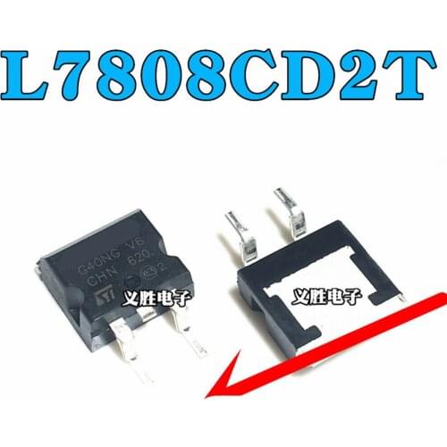 10PCS Three-Terminal Regulator Tube L7805CD2T L7806CD2T L7808CD2T L7809CD2T L7812CD2T L7815CD2T L7824CD2T TO263