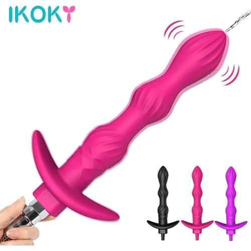 Vaginal Butt Clean Shower Nozzle Anal Plug Vibrators Sex Toys for Women Men Couple Tools Erotic Dildos Machine Adults Games Shop