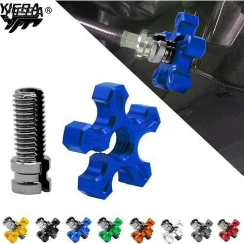 Motorcycle M8*1.25CNC Clutch Cable Wire Adjuster Screw For Suzuki DRZ 400 S/SM RMX 250S AJP PR4 125/200 Z750 800 Z1000 ER-6N