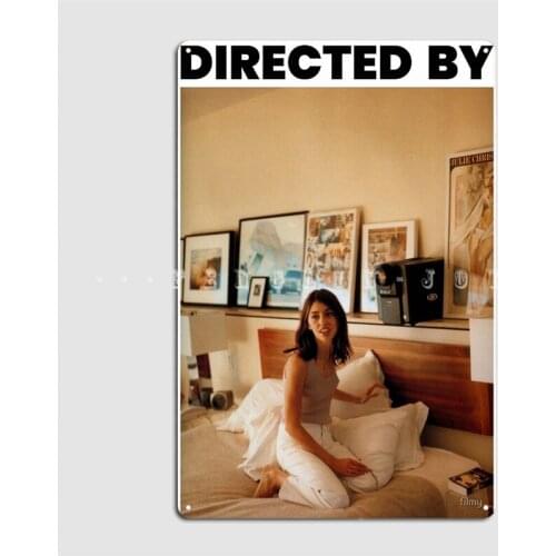Directed By Sofia Coppola Metal Sign Painting Décor Mural Customize Club Home Tin Sign Poster