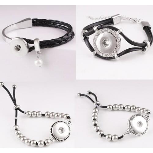 XH6261 18mm snap button jewelry Bracelet&Bangles High Quality for girls Women