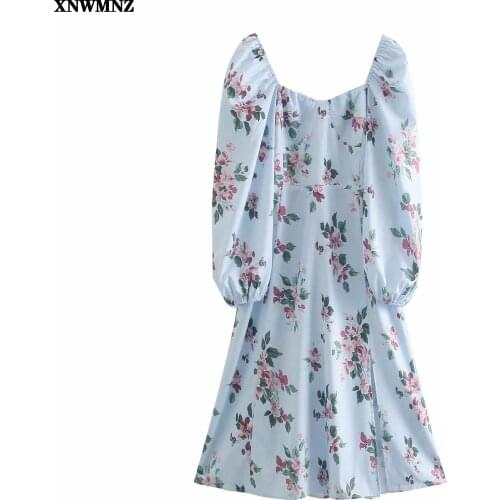 Синие летние платья XNWMNZ China At AliExpress