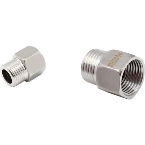 1Set 1/2 inch male thread to 1/2 inch female thread stainless steel joint garden lawn irrigation system accessories
