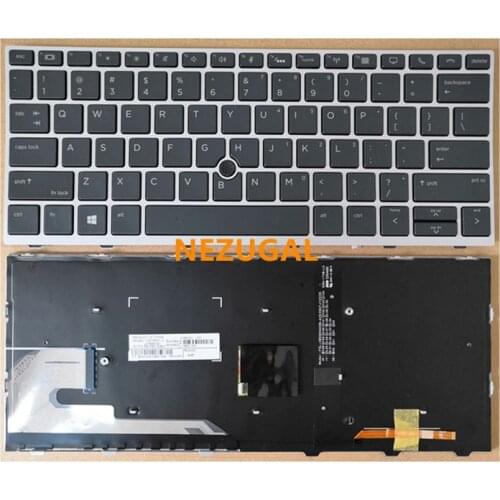 US Backlit Keyboard For HP Elitebook 730 g5 735 G5 830 G5 836 G5 English laptop keyboard
