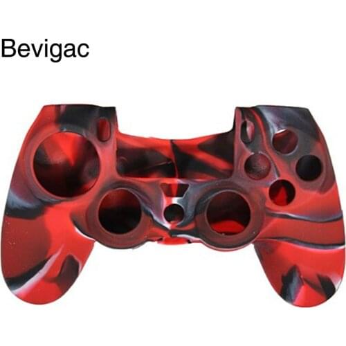 Bevigac Joystick Skin for Sony PS4 Playstation 4 Case Play Station PS 4 Dualshock 4 Controller Console Controle Joypad Cover