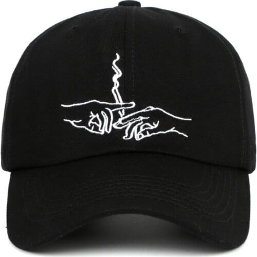 Smoking dad hat for men cotton embroidery male baseball cap hip hop outdoor sports snapback hat streetwear hiphop cap bone
