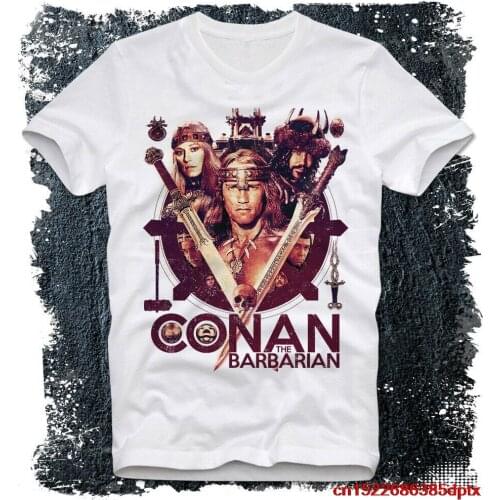 T-shirt Conan The Barbarian 80s cult Movie Arnold Schwarzenegger