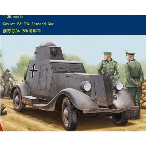HobbyBoss 1:35 83884 Soviet BA-20M Armored Car - hobby boss