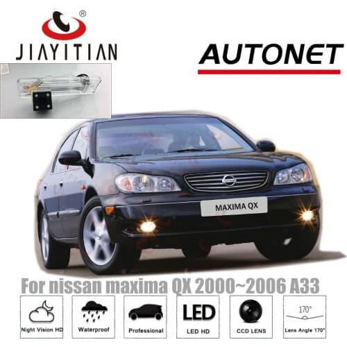 JiaYiTian Rear View Camera For nissan maxima QX 2000~2006 A33 CCD/Night Vision backup camera License Plate camera