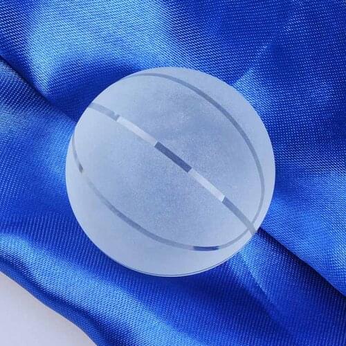 Material White Crystal 60mm Basketball Crystal Ball Crafts Creative Gifts Decoration Making Craftsmanship Carving