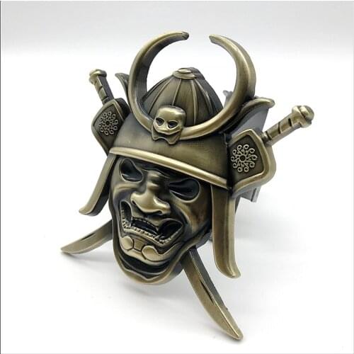 Ghost Warrior Warrior Skeleton Metal Car Stickers In The Net Logo Personality Modified Badge