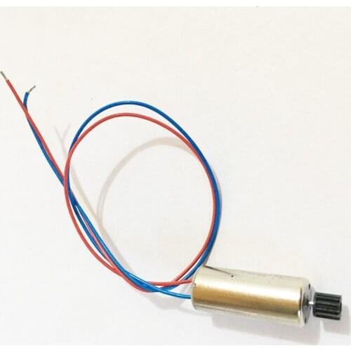 DM107S S169 Motor Engine Spare Parts for RC Quadcopter DM107S S169 Main Motor with Blue Red Wires Replacement Part Accessory