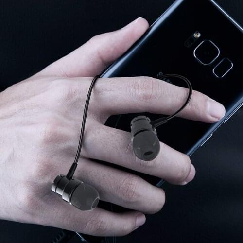 MOXOM Earphone With Microphone 3.5mm Earphone Gaming Wired In-ear Earphones Earbuds For Iphone 5 5s 6 6s Samsung HUAWEI Computer