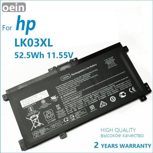 Oein Genuine LK03XL Battery For HP Envy 17M 15m-bp012dx HSTNN-UB7I HSTNN-LB7U 916368-421 TPN-W127 TPN-W128 TPN-W129 916368-541