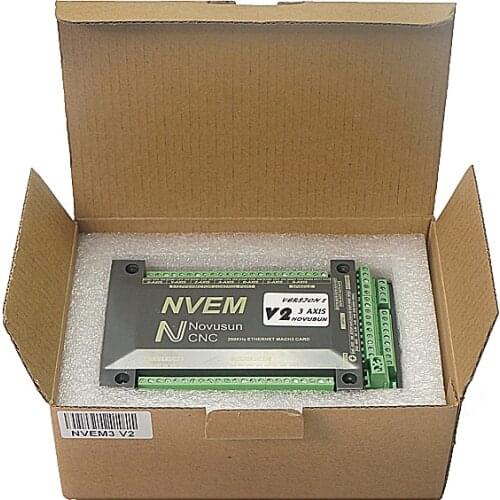 NVEM Mach3 Control Card 200KHz Ethernet Port for CNC router 3 4 5 6 Axis