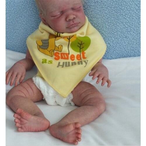 Rare solid silicone doll mold soft realistic reborn baby doll DIY Unfinished bebe reborn kits