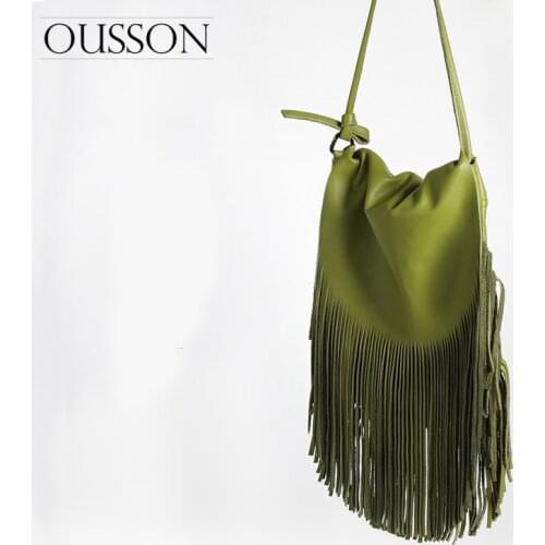 2021 New Shoulder Bag Exquisite Women Tassel Bag High Quality Leather Fashion Crossbody Bag For Women