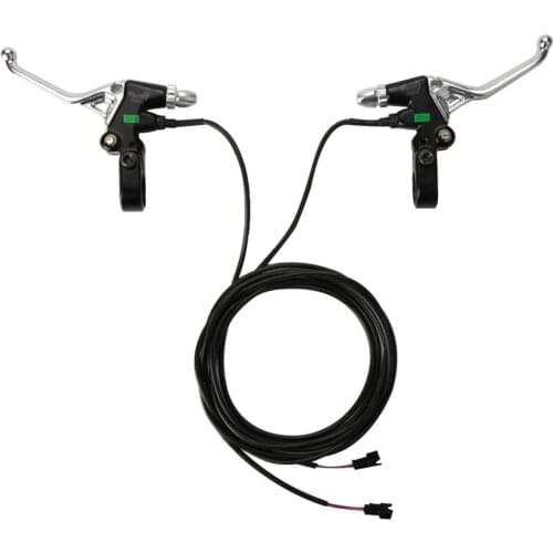 New 1 Pair MTB Brake Handles Universal Bicycle Brakes Levers Aluminium Alloy Electric Brake Handle For Electric Bicycle Scooter