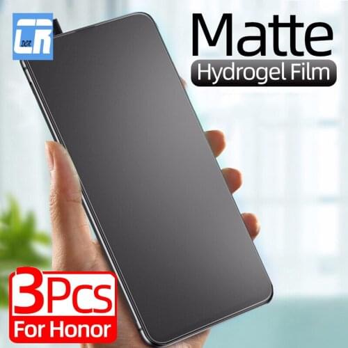 1-3Pcs matte screen protector for huawei y9a y9s p smart z y9 prime 2019 hydrogel film for honor 20 10i 9x 9i 8x 8c 7a soft film