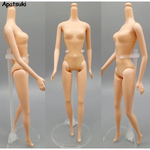 1pc 5 Jointed Movable Nude Naked Doll Body For 1/6 BJD Doll Accessories Kid Toy DIY Body Without Head Children Gifts for Girls