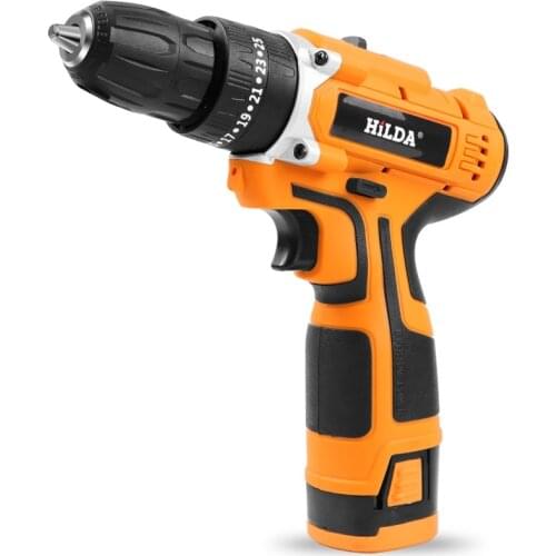 16.8v Cordless Screwdriver Electric Drill Rechargeable Lithium Battery 2pcs Waterproof Hand Electric Drill