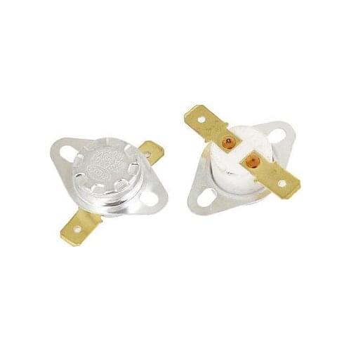 2 Pcs 160 Celsius Degree Normal Closed 250V AC 10A Ceramic Thermostat KSD301