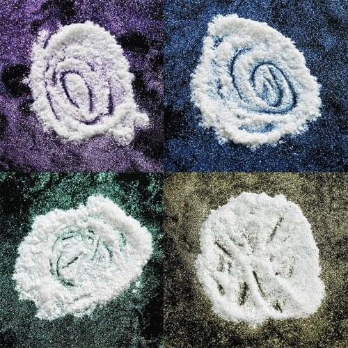 6Colors(20G/bag)Iridescence-Diamonds Nail Chunky Powder ,Shiny Nail Pearlescent Dust,Shimmering Diamonds Irregular fragmentsPowd