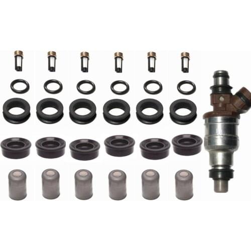 6sets Fuel injector Repair kits For Toyota 4Runner Pickup T100 3.0 #23250-65020 (AY-RK060)