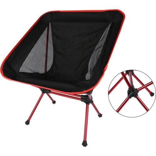 Aluminum Ultralight Folding Fishing Chair Outdoor Portable Beach Camping Hiking Picnic Casual Garden Seat Fish Tools Chairs X40A