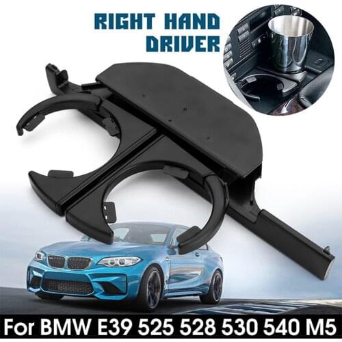 For BMW E39 Car Cup Holder 51168190205/6 Dash Mounted Console Front Right/Left Retractable Drinks Holder Accessories For BMW