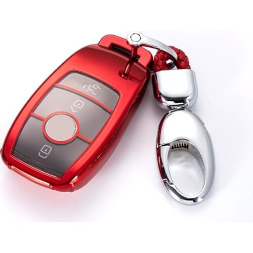 For Mercedes Benz 2017 E Class W213 2018 S class CarAccessories keychain keyring 2019 New Soft TPU Full Cover Car Key Case Shell