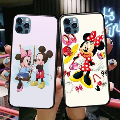 Mickey Mouse World Phone Cases For iphone 12 Pro Max case 11Pro Max 8PLUS 7PLUS 6S iphone XR X XS mini mobile cell funda