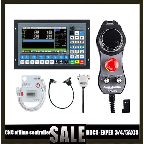DDCS-EXPERT 3/4/5 Axis CNC Standalone Offline Controller Support Close-loop Stepper/ATC Controller Replace DDCSV3.1