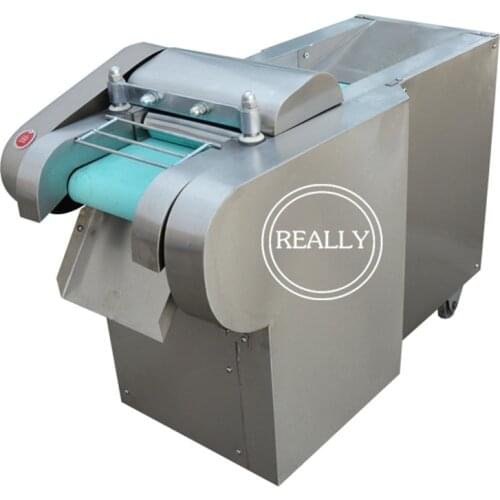 Commercial automatic stainless steel vegetable food cutter slice shred cuber machine