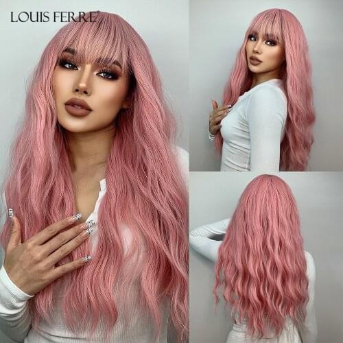 LOUIS FERRE Pink Wigs