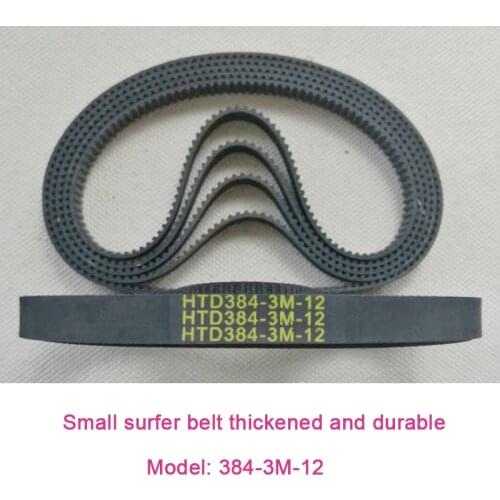 Small Surfer 384-3m-12 Drive Belt Synchronous Belt Mini Electric Scooter Belt Imported Rubber More Durable