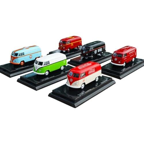 1:64 scale alloy die-cast bus minibus textured metal toy car collection gift kids souvenir art home display show