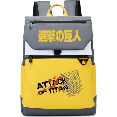 Attack On Titan The Final Season Backpack Cartoon Students School Bags Kids Bookbag Travel Bagpack Shoulder Bag Daypack Mochila