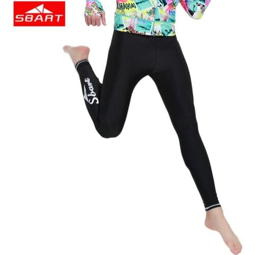 SBART Mem/Women Rashguard Pants Lycra Quick Dry UPF 50+ Yoga Tight Trousers Women Swimming Surfing Diving Fitness Leggings Pants
