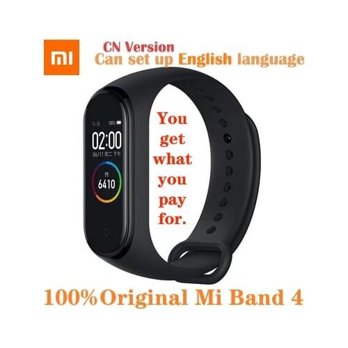 Original Xiaomi Mi Band 4 Smart Watch AMOLED Color Screen HeartRate Fitness Sport 50ATM Waterproof Smart Bracelet Bluetooth 5.0