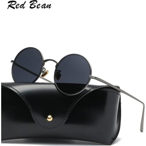 Width-138 Alloy Women Sunglasses Prince Overall templ Retro Personalized Small round frame Ocean Polarized sunglasses Men female