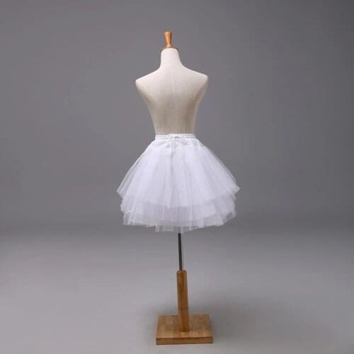 Vintage Short Puffy Halloween Petticoat 2021 Fashion Vintage Wedding Bridal Petticoat for Wedding Dresses Underskirt
