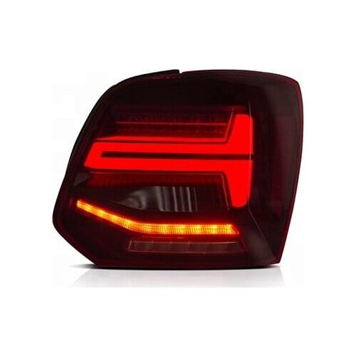 VLAND New LED Taillights Assembly For VW Polo/Vento MK5 2009-2016 With Dynamic Turn Signal Tail Lamp